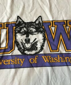 Vintage 1990 University of Washington Huskies Jerzees T-Shirt, Vintage 90s Sweatshirt, Gift For Her, Gift For Him