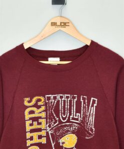 Vintage 1990's Kulm Gophers Sweatshirt, Minnesota Golden Gophers Football Fan Shirt, Gifts For NCAA Fans
