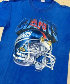 Vintage 1990s New York Giants NFL Sports T Shirt Hoodie Sweatshirt Full Size Full Color Gift for NFL Fans