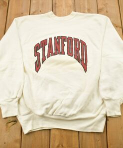 Vintage 1990s Stanford University Heavy Weight Pro Weave Crewneck Sweatshirt, Hoodie, Shirt 90s Crewneck