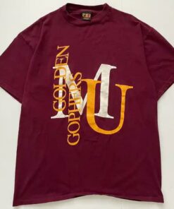Vintage 1990s University Of Minnesota Golden Gophers Shirt Full Size, Minnesota Gophers University Football Fan Shirt