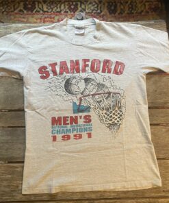 Vintage 1991 Stanford University Medium National Basketball Champions T-Shirt, Graduation Gift