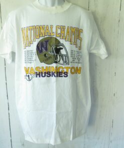 Vintage 1991 Washington Huskies National Champs T Shirt UW Football, UW Hoodie College Student Gift, University Basketball Fan Shirt