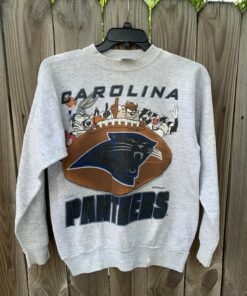 Vintage 1993 Looney Tunes Carolina Panthers Sweatshirt, Hoodie, Shirt, USC Hoodie Gifts for NCAA Fans