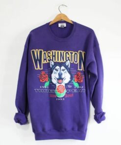 Vintage 1993 University of Washington Huskies Sweatshirt , Vintage 90s Shirt, Gift For Her, Gift For Him, Washington Huskies Sweater