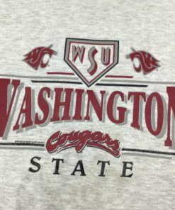 Vintage 1993 Washington State Cougars Crewneck Sweatshirt, WSU Sweatshirt Gifts for Fans, Washington State Cougar Sweatshirts