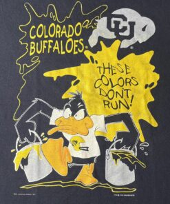Vintage 1994 University of Colorado Buffaloes Looney Tunes Daffy Duck Tshirt, Hoodie, Sweatshirt Reprint