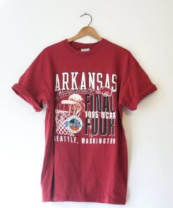 Vintage 1995 University of Arkansas Razorbacks Final Four March Madness Basketball T Shirt, Vintage 90s Sweatshirt, Shirt, Hoodie