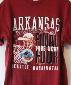 Vintage 1995 University of Arkansas Razorbacks Final Four March Madness Basketball T Shirt, Vintage 90s Sweatshirt, Shirt, Hoodie