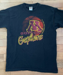 Vintage 1997 Minnesota Gophers Big 10 Champs Single Stitch T Shirt Full Size, Minnesota Gophers University Football Fan Shirt