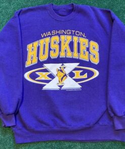 Vintage 1997 University of Washington Huskies Sweatshirt, Vintage 90s Shirt, Gift For Her, Gift For Him