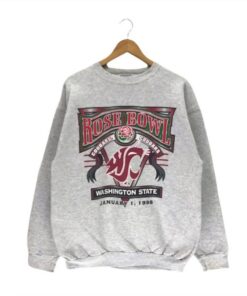 Vintage 1998 Rose Bowl Sweatshirt, Vintage Shirt, T Shirt, Hoodie, WSU Sweatshirt Gifts for Fans, Washington State Cougar Sweatshirts