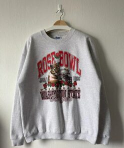 Vintage 1998 University Of Washington State Cougars Rose Bowl Football Crewneck Sweatshirt, Vintage Shirt, T Shirt, Hoodie