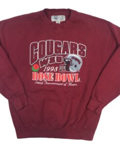 Vintage 1998 Washington State Cougars Crewneck Sweatshirt, WSU Sweatshirt Gifts for Fans, Washington State Cougar Sweatshirts