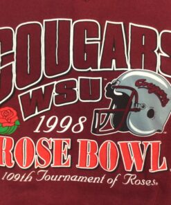 Vintage 1998 Washington State Cougars Crewneck Sweatshirt, WSU Sweatshirt Gifts for Fans, Washington State Cougar Sweatshirts