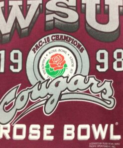 Vintage 1998 Washington State Cougars Rose Bowl Crewneck Sweatshirt