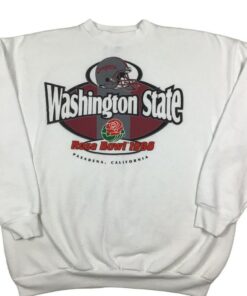 Vintage 1998 Washington State Cougars Rose Bowl Crewneck Sweatshirt Gift for Fans