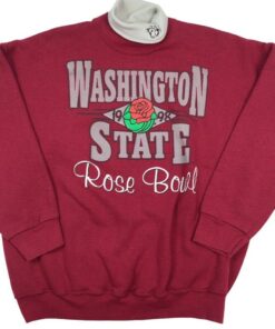 Vintage 1998 Washington State Rose Bowl Crewneck Sweatshirt, WSU Sweatshirt Gifts for Fans, Washington State Cougar Sweatshirts