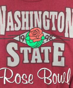 Vintage 1998 Washington State Rose Bowl Crewneck Sweatshirt, WSU Sweatshirt Gifts for Fans, Washington State Cougar Sweatshirts