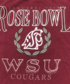 Vintage 1998 Washington State Rose Bowl T-Shirt, WSU Sweatshirt Gifts for Fans, Gifts For NCAA Fans