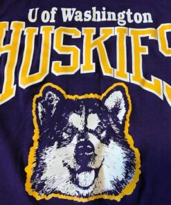 Vintage 80's NCAA University of Washington Huskies T-Shirt, Vintage 80s University of Washington Huskies Sweatshirt, T-Shirt, Hoodie