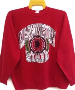 Vintage 80s Washington State University Sweatshirts, Vintage Sweatshirt, Shirt, Hoodie