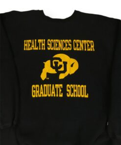 Vintage 80s/90s Champion Reverse Weave Colorado University Buffaloes Health Sciences Grad School Crewneck Pullover Sweatshirt, Hoodie, Shirt