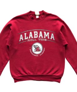 Vintage 90S Alabama Roll Tide University Of Alabama By Red Oak Sportswear Crewneck Sweatshirt M Size