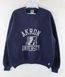 Vintage 90S Russell Athletic Akron University Sweatshirt
