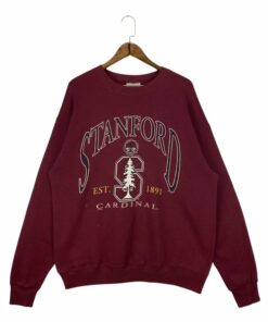 Vintage 90S Stanford University Cardinal Crewneck Sweatshirt