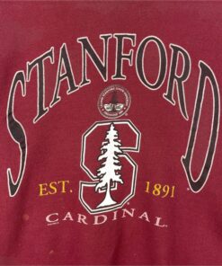 Vintage 90S Stanford University Cardinal Crewneck Sweatshirt