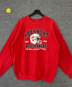 Vintage 90s Arkansas Razorbacks Sweatshirt, Arkansas Crewneck, University Arkansas Sweater, Sportswear Arkansas Razorbacks Hoodie, Shirt