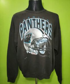 Vintage 90s Carolina Panthers NFL Usa T Shirt Hoodie Sweatshirt Full Size Full Color Gift for NFL Fans