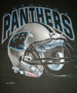 Vintage 90s Carolina Panthers NFL Usa T Shirt Hoodie Sweatshirt Full Size Full Color Gift for NFL Fans