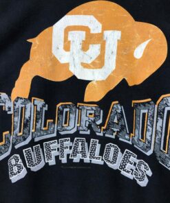 Vintage 90’s Colorado University Buffaloes Crewneck Sweatshirt Printed Spell Out Big Logo Colorado University Sweater Pullover, Hoodie, Shirt