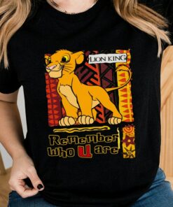Vintage 90’s Disney Lion King Remember Who U Are Shirt, Disneyland Vacation, Unisex T-shirt Family Birthday Gift Adult Kid Toddler Tee