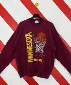 Vintage 90s Minnesota Golden Gophers Sweatshirt Gophers Crewneck Minnesota Sweater Pullover Minnesota Gophers Print Logo