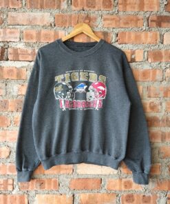 Vintage 90s NCAA Football University Missouri Tigers Vs University Arkansas Razorbacks By Champion Sweatshirt, Shirt, Hoodie
