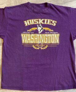 Vintage 90's NCAA University of Washington Huskies Old School T-Shirt, Vintage 90s Sweatshirt, Gift For Her, Gift For Him