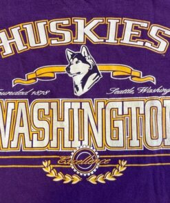 Vintage 90's NCAA University of Washington Huskies Old School T-Shirt, Vintage 90s Sweatshirt, Gift For Her, Gift For Him