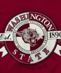 Vintage 90s NCAA Washington State Cougars University By Logo 7 Sweatshirt Cougars Crewneck Cougars Pullover Printed Logo