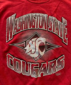 Vintage 90's NCAA Washington State University Cougars Crewneck Sweatshirt