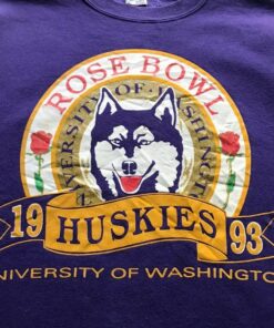 Vintage 90s Rose Bowl University of Washington Huskies Crewneck Sweatshirt, Vintage 90s Shirt, Gift For Her, Gift For Him