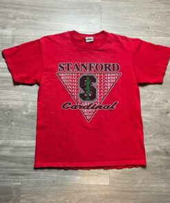 Vintage 90s Stanford Cardinals Single Stitch T-Shirt, Stanford Cardinal Sports Fan Sweatshirt, Hoodie, Shirt Full Size, Gifts for Fans