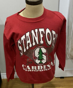 Vintage 90's Stanford University Cardinal All Over Print Sweatshirt, Stanford Sweatshirt, Hoodie, Shirt Gifts for NCAA Fans
