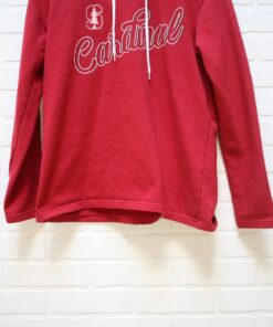 Vintage 90's Stanford University Cardinal Hoodie, Stanford California, Vintage College Sweatshirt