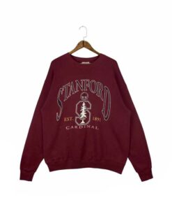 Vintage 90s Stanford University Cardinal Sweatshirt, Stanford Cardinal Sports Fan Sweatshirt, Hoodie, Shirt Full Size, Gifts for Fans