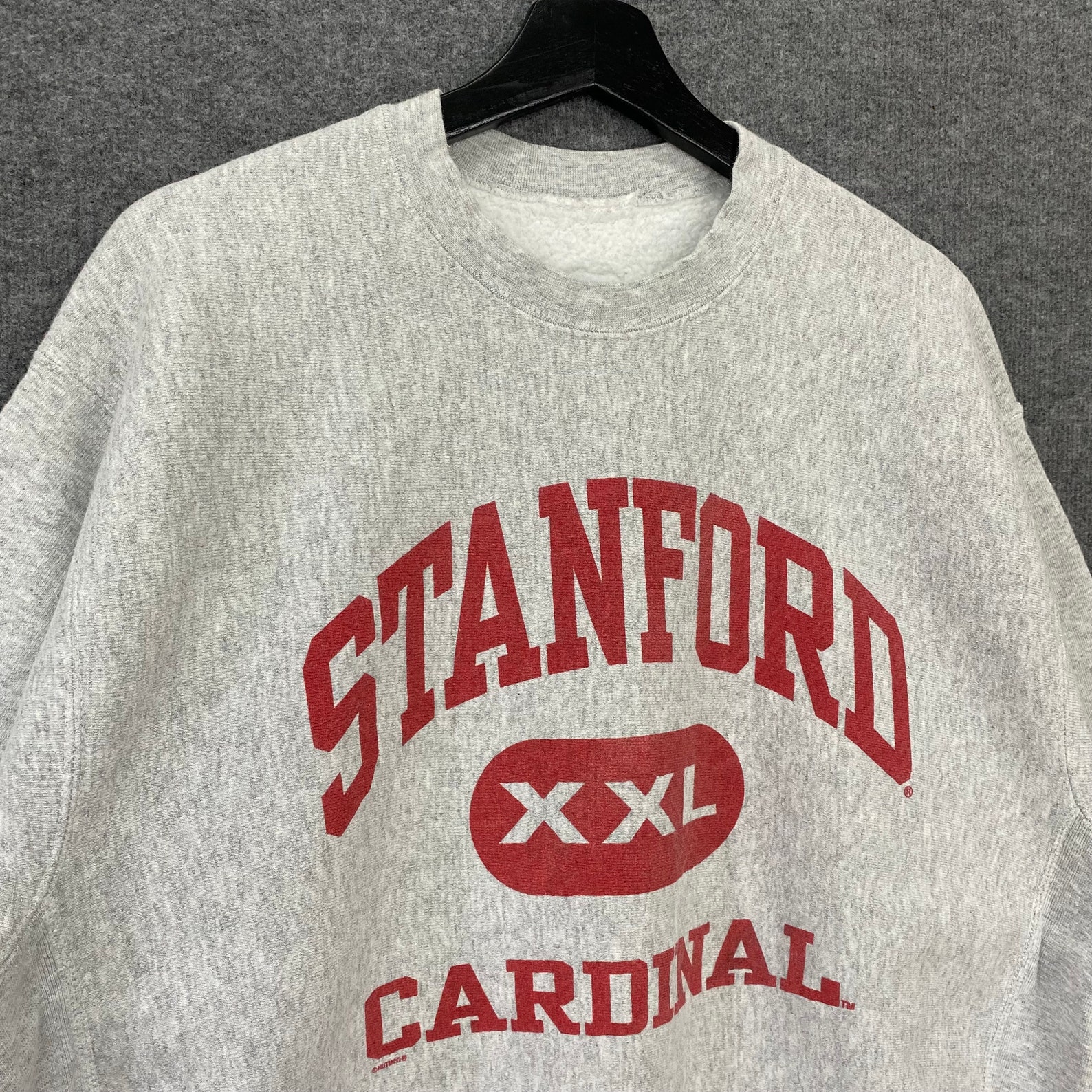 Vintage 90s Stanford University Sweatshirt Stanford Crewneck Stanford Cardinal Sweater Pullover Stanford Cardinal Print Logo