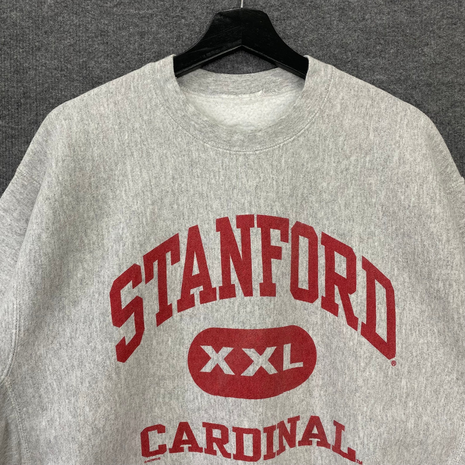Vintage 90s Stanford University Sweatshirt Stanford Crewneck Stanford Cardinal Sweater Pullover Stanford Cardinal Print Logo