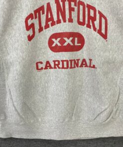 Vintage 90s Stanford University Sweatshirt Stanford Crewneck Stanford Cardinal Sweater Pullover Stanford Cardinal Print Logo